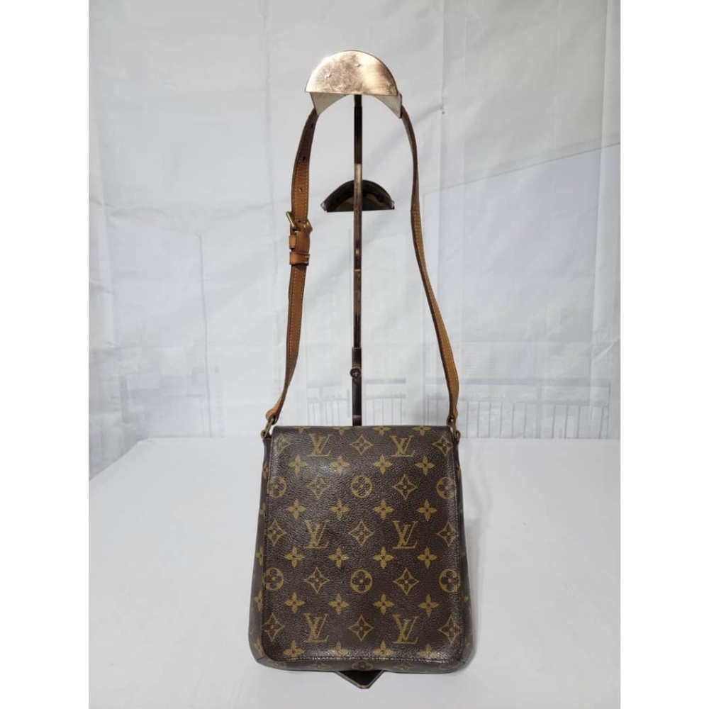 Authentic LOUIS VUITTON Monogram Musette Salsa Shoulder/Crossbody Bag Br…